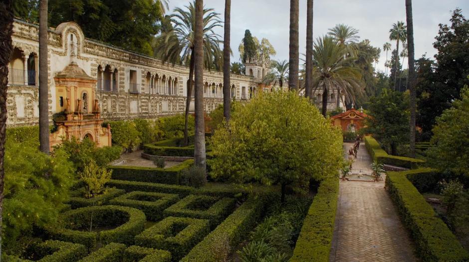 Alcázar de Sevilla Water Gardens